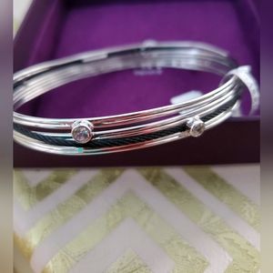 CHARRIOL BEAUTIFUL BLACK SILVER BRACELET AWESOME GIFT NWT STUNNING! BANGLE
